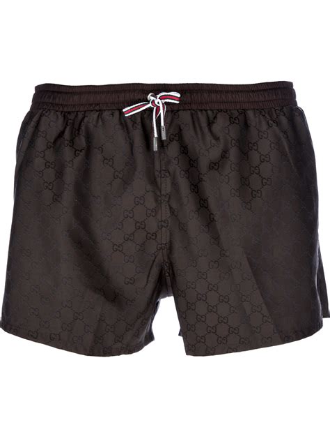 black gucci swim trunks|gucci swim trunks for men.